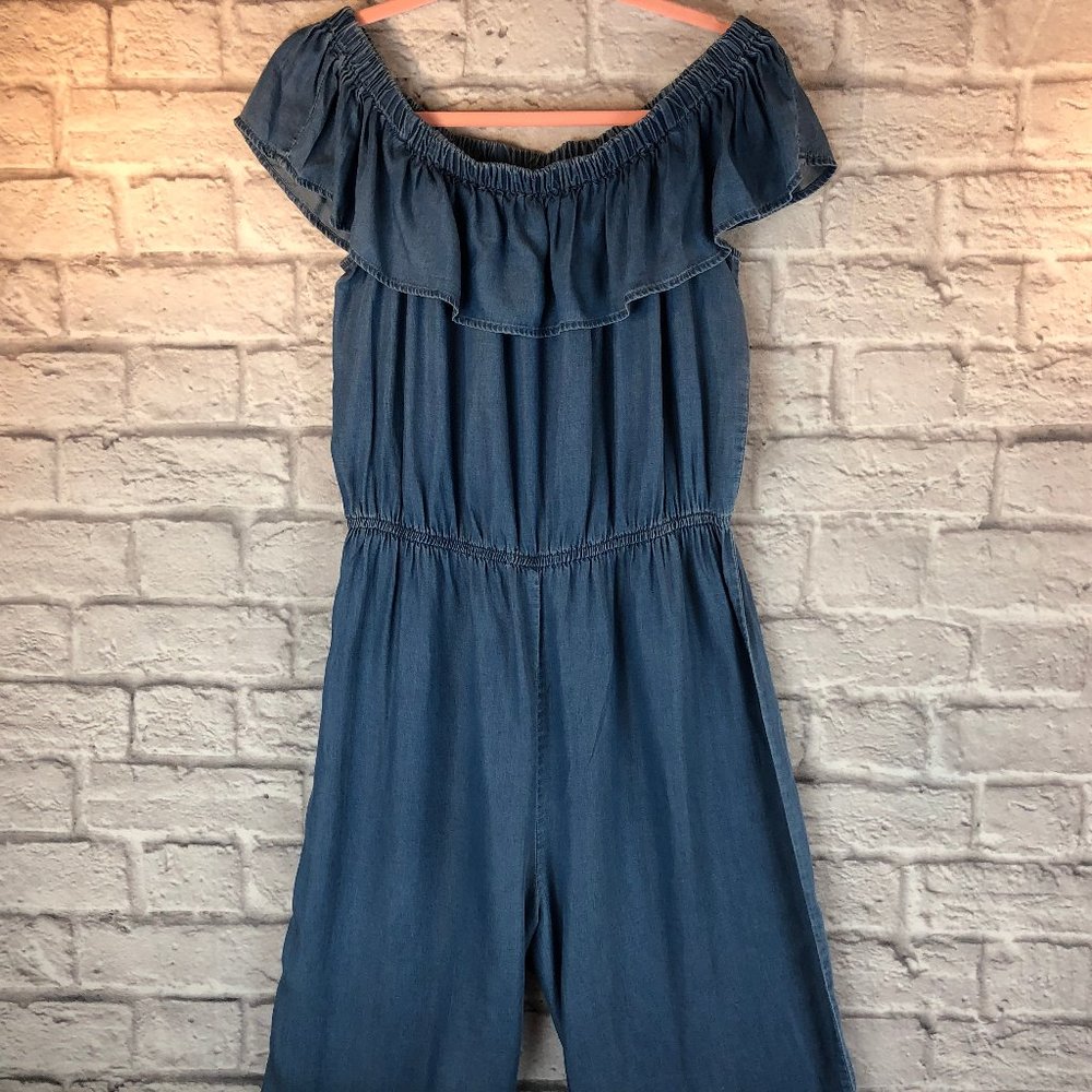 Magnolia Skye Ruffled Jumpsuit, L